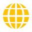 Ikon som ser ut som en globe